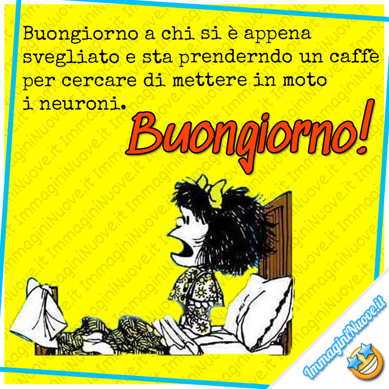 Buongiorno a chi si è appena svegliato e sta prendendo un caffè per cercare di mettere in moto i propri neuroni.