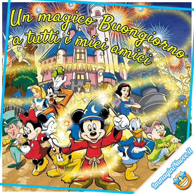 Immagini Buongiorno Disney per WhatsApp