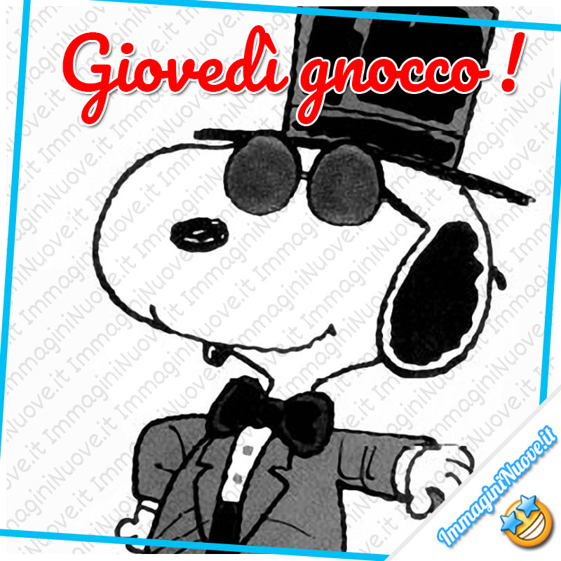 Giovedì Gnocco! Snoopy