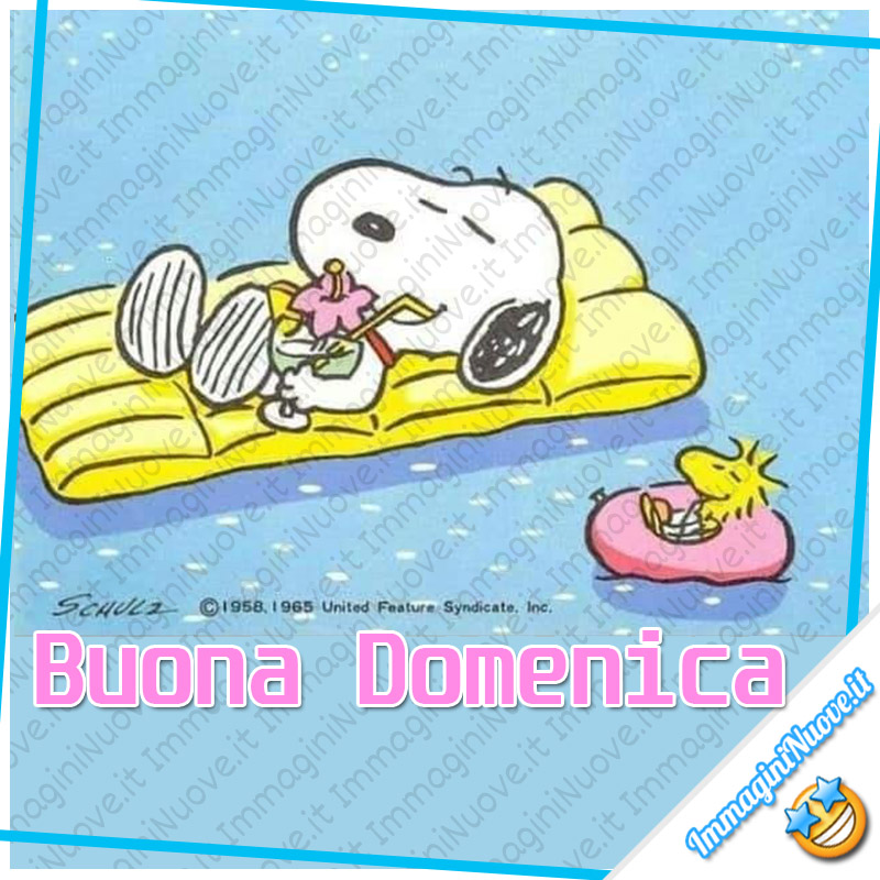 Buona Domenica Snoopy