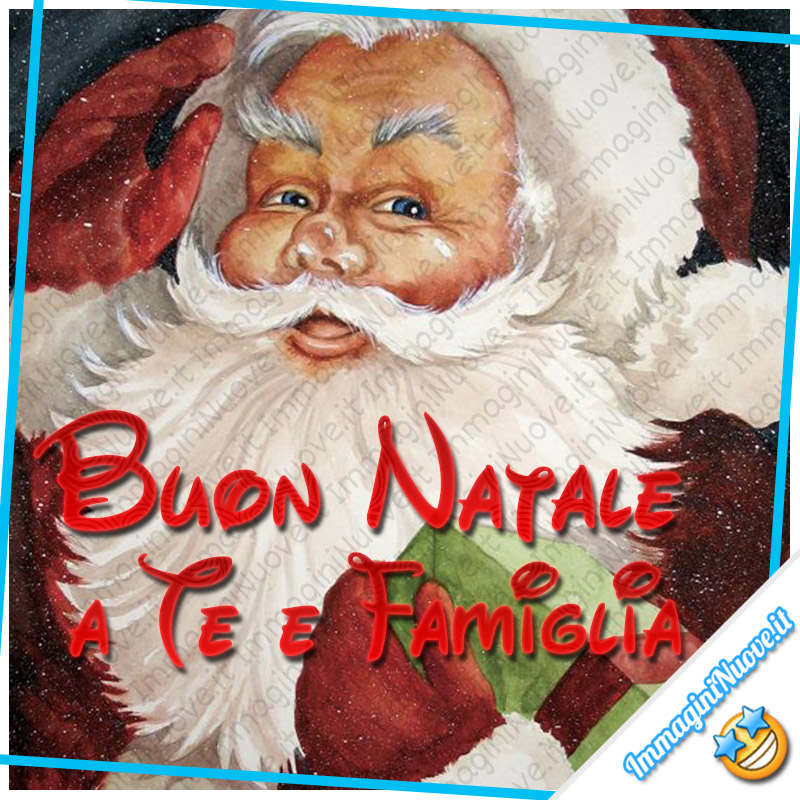 Buon Natale a Te e Famiglia