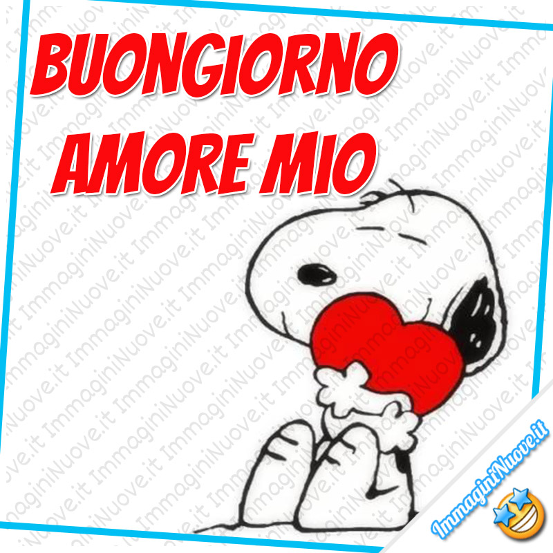 Buongiorno Amore Mio (Snoopy)