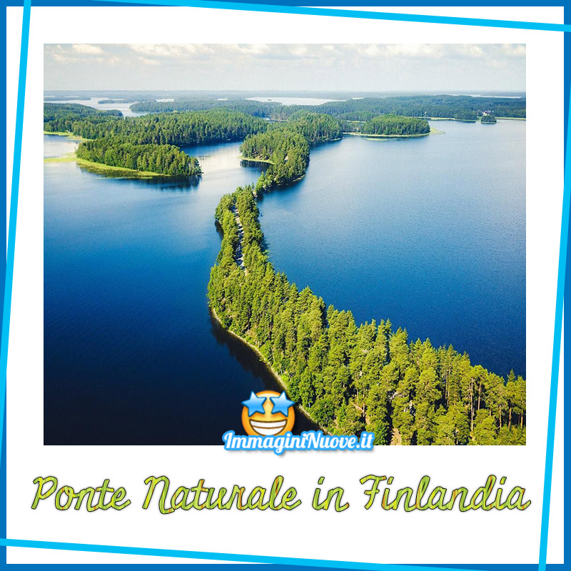 Ponte naturale in Finlandia