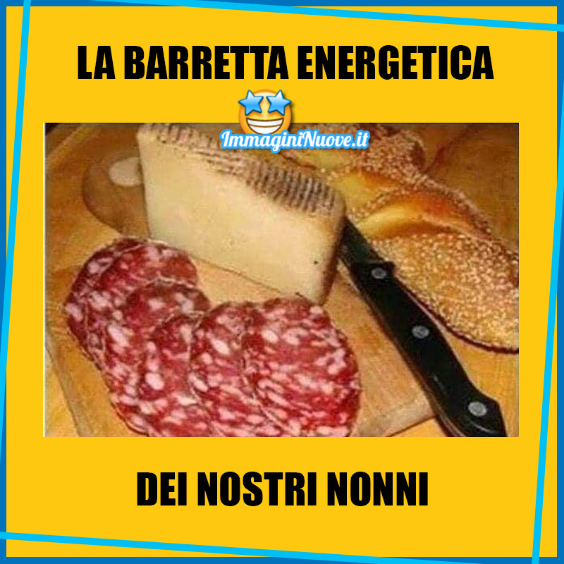 LA BARRETTA ENERGETICA DEI NOSTRI NONNI