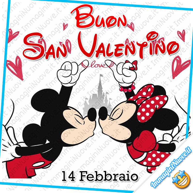 Immagini Disney - "Buon San Valentino, 14 Febbraio"