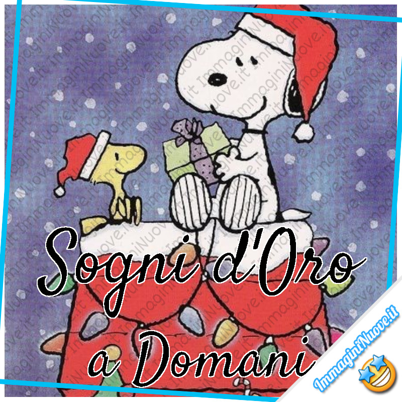 Snoopy e il Natale - "Sogni d'Oro, a Domani"