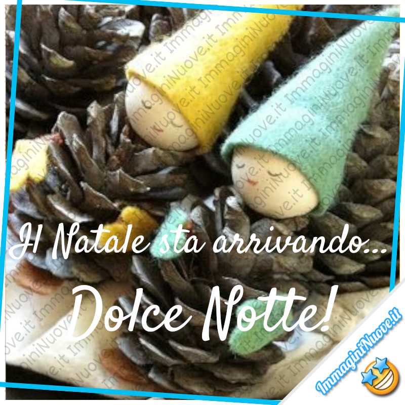 "Il Natale sta arrivando... Dolce Notte!"